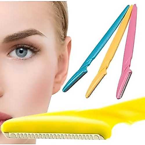 Kit 3 Navalhas para Aparar sobrancelhas / Removedor de Pelos - Envio Rápido
