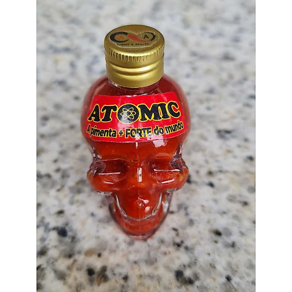 CAVEIRINHA COM MOLHO DE PIMENTA EXTRA FORTE ATOMIC 30 ML — imagem 2 de 2