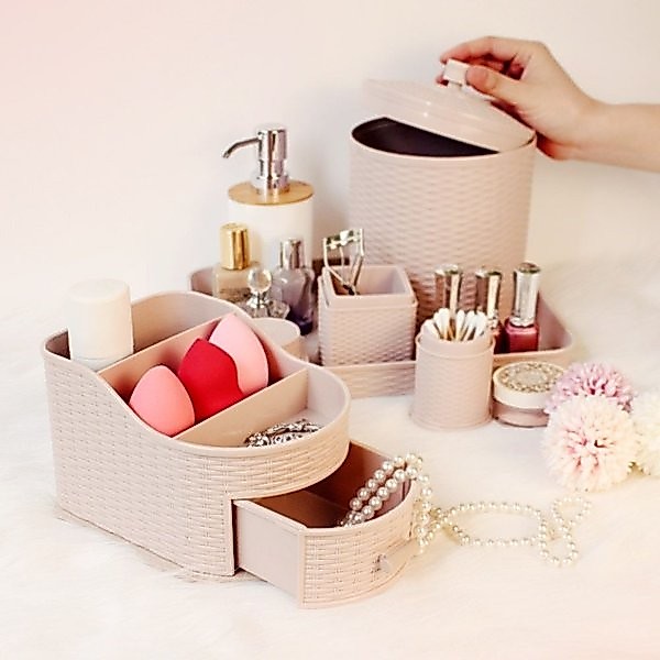 Kit Organizadores Rattan 5 Peças Jacki Design – Versátil para Qualquer Ambiente da Casa · foto 2