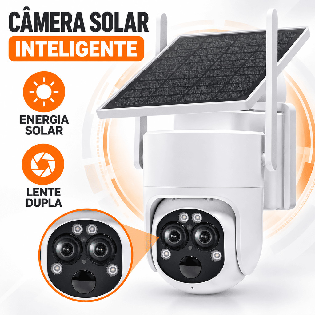 4G Solar CCTV Camera Outdoor 4MP Dual Lens PTZ 360 Full Color Night Vision Battery IP66 PIR Motion Detection Security