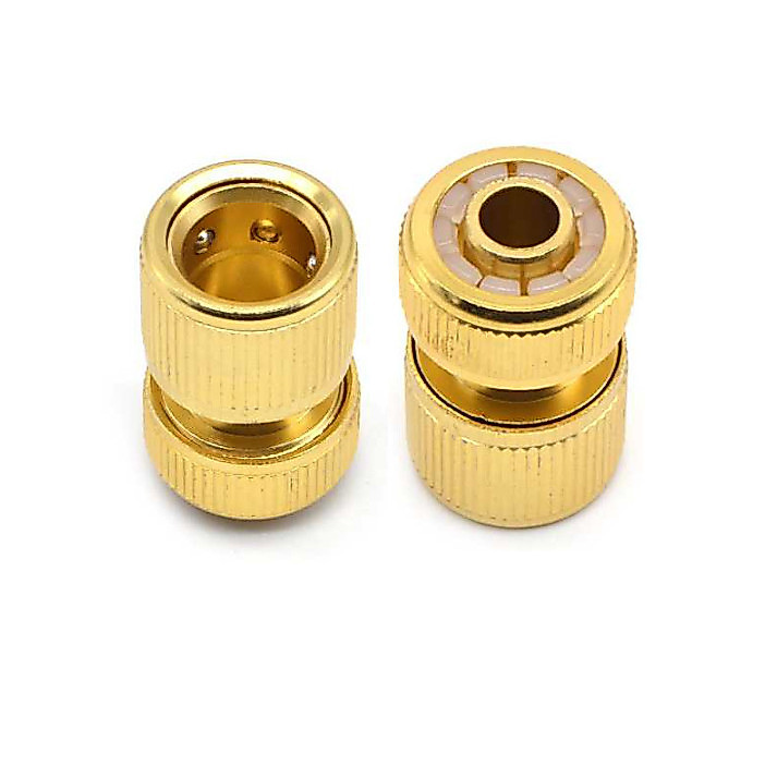 Liga de alumínio cobre-banhado conector rápido de água de 4 pontos 1/2 conector de água de liga de alumínio quatro ponto