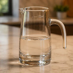 Dosador Medidora De Vidro Transparente Para Cozinha 100ml Hauskraft