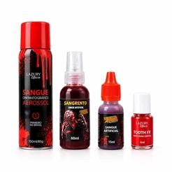 Sangue Artificial Falso Maquiagem Efeitos Especiais Halloween Fantasia
