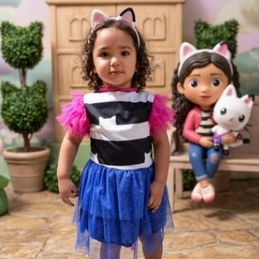 Fantasia Infantil Casa Mágica da Gaby Acompanha Linda Tiara de Gatinho Quality Premium