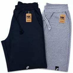 kit 2 e 3 Bermuda Moletom Masculina Short Academia treino casual