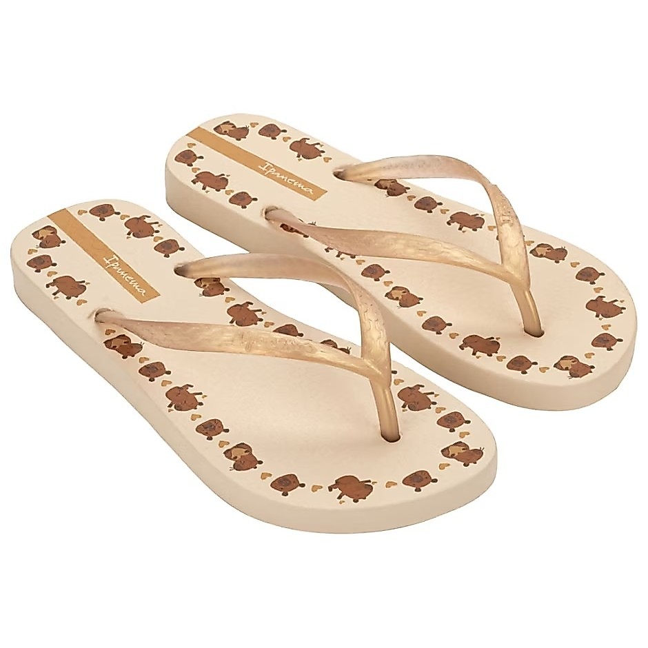 CHINELO DE DEDO IPANEMA FEMININO DAY CAPIVARA 27321 - BEGE PEROLADO — imagem 2 de 2