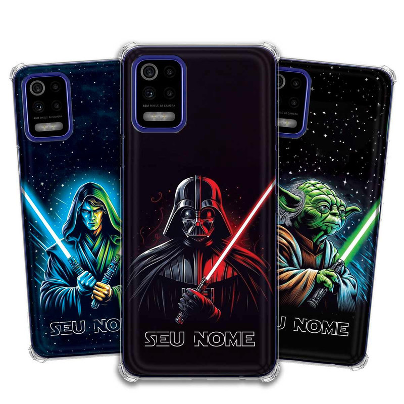 Capa Capinha - LG K62 - Star Wars Personalizada com Nome