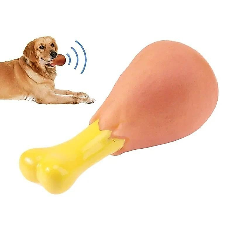 Brinquedos de Borracha para Cães, Resistentes a Mordidas, Látex, Brinquedo para Mastigar, Forma de Animal DKHD