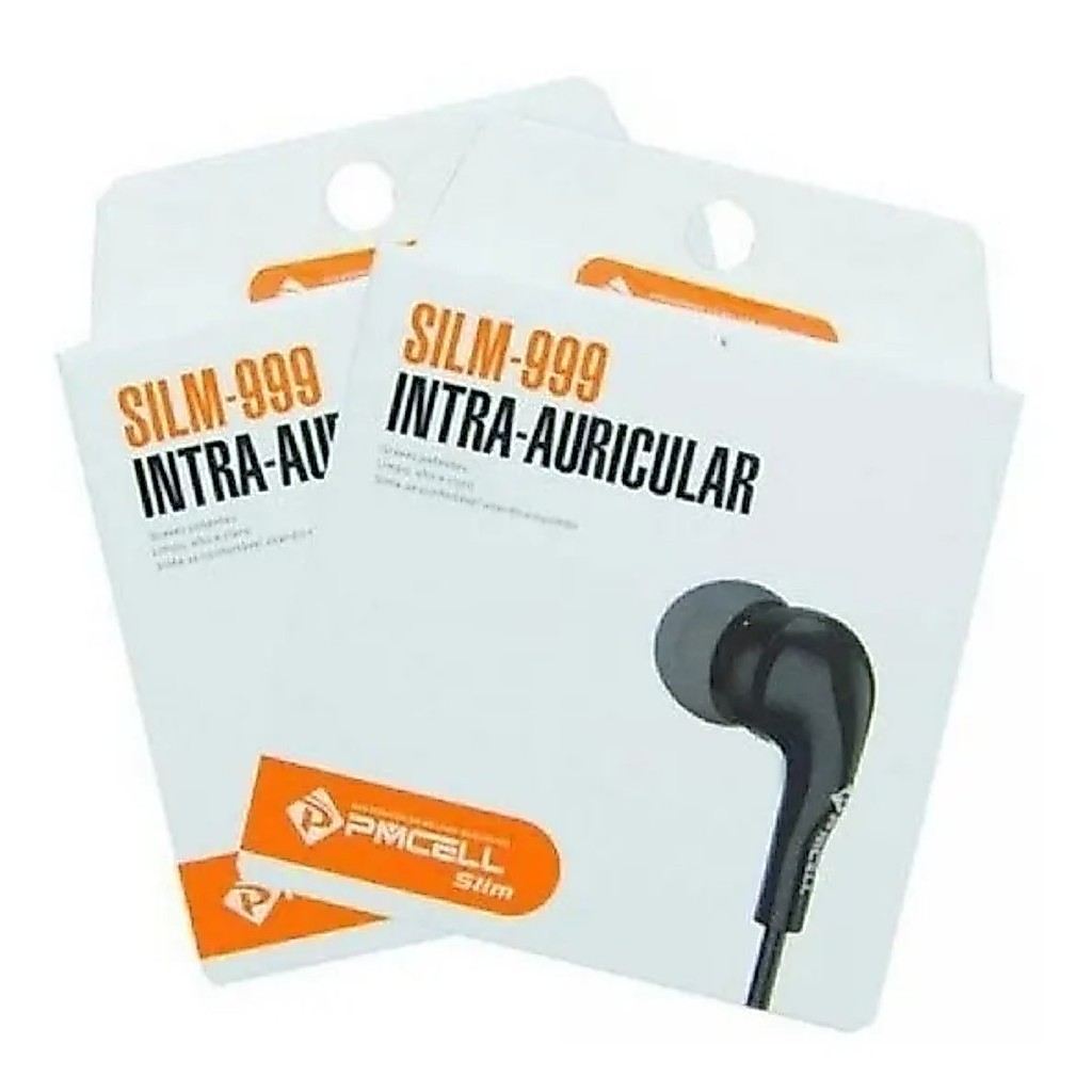 Fone de Ouvido Premium PMCELL F0-11 | Intra-Auricular com Microfone | Som Top | 