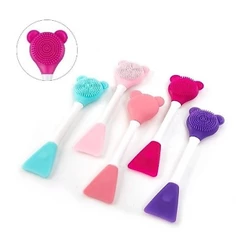 ANA 1108 KIT Pincel de silicone para aplicação de máscara e esfoliação facial