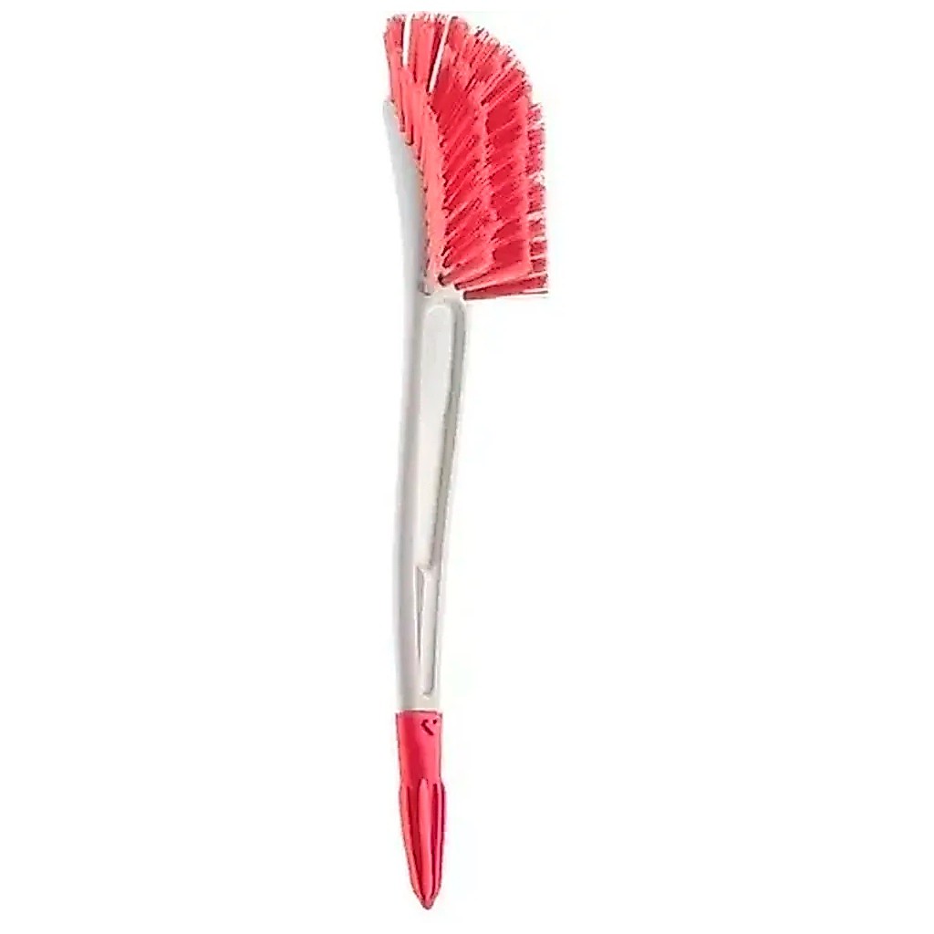 Escova Para Mamadeira Com Limpador De Bico Rosa 12727 - Buba