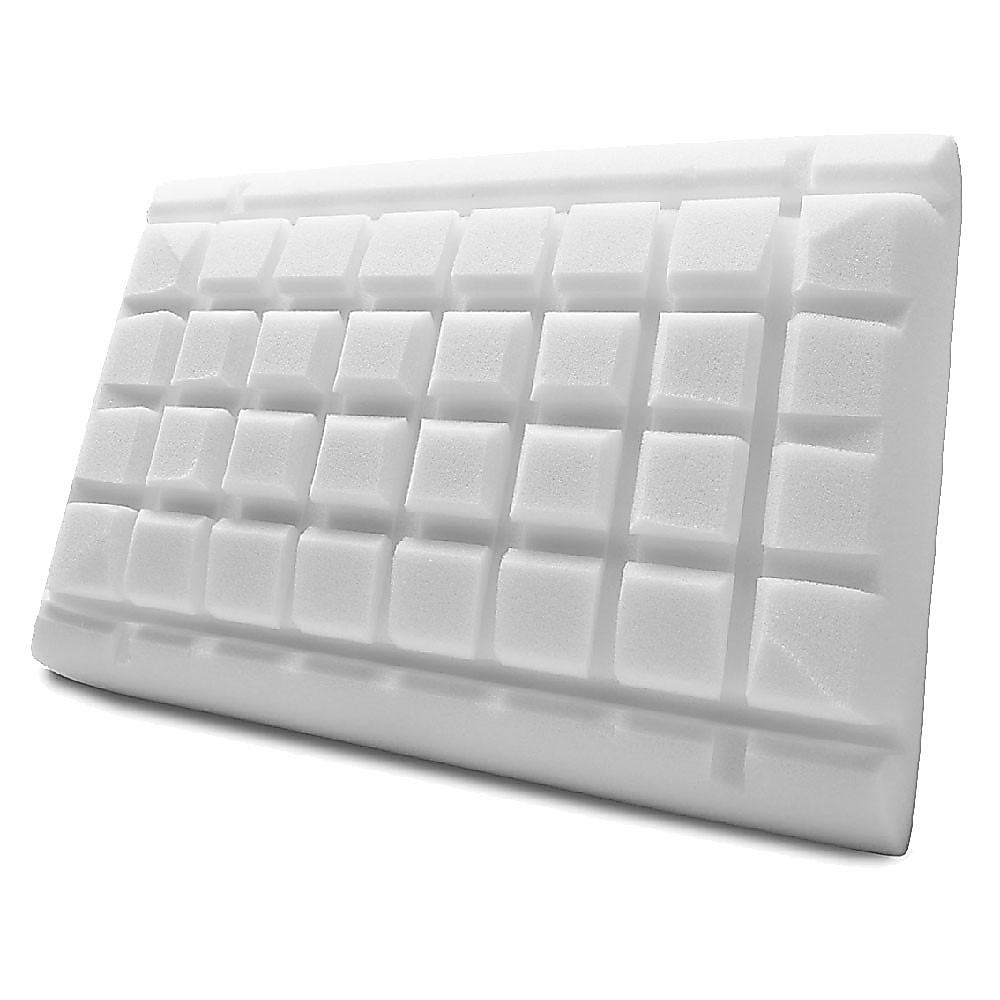 Travesseiro Premium Ortopédico Espuma Corte Tridimensional com Capa Malha 100% A