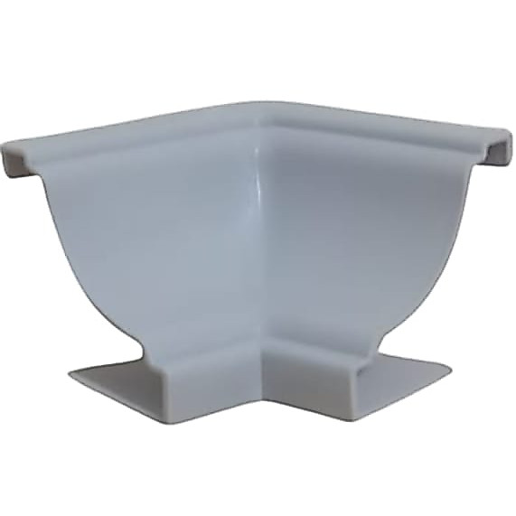 Kit Cantoneira 50 Peças Internas e 10 Externas BRANCO GELO / BRANCO NEVE