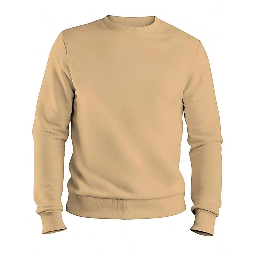 Moletom Blusa De Frio Flanelado Gola Careca