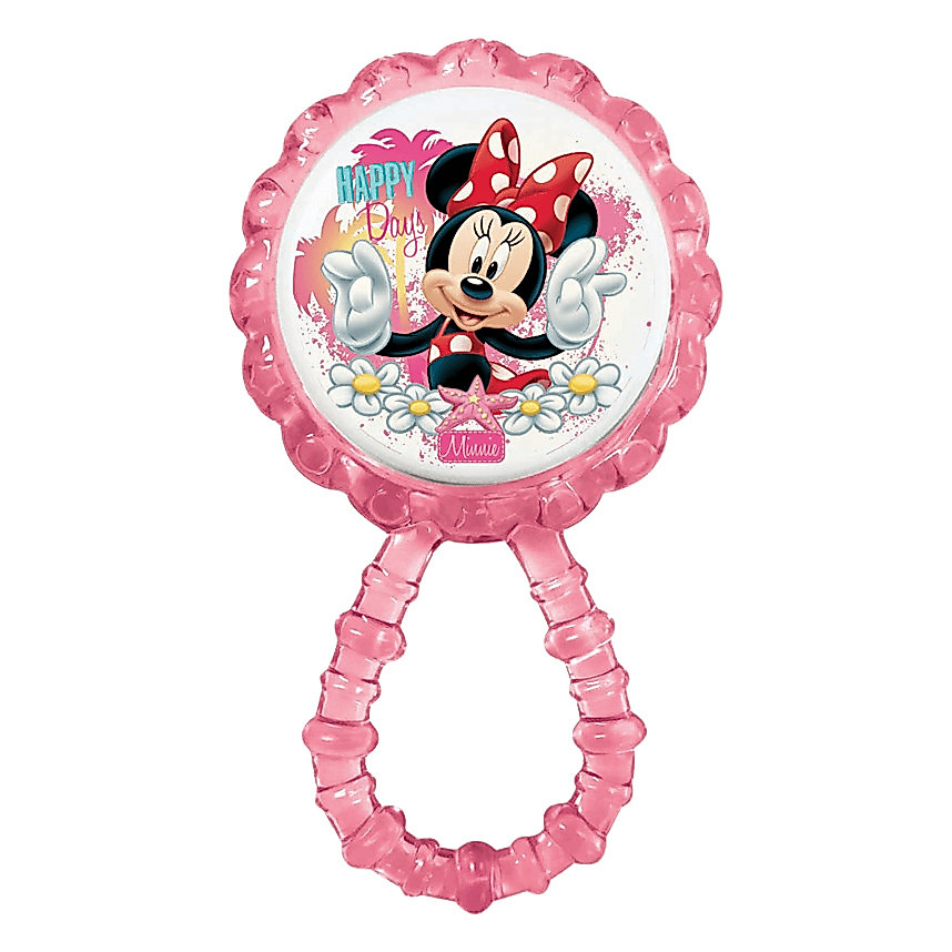 Chocalho Minnie Baby Go Com Mordedor Divertido