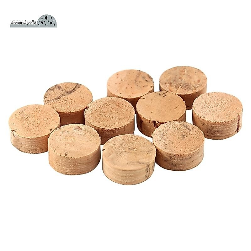 10 Pçs Chave De Água Válvula De Cuspe Almofada De Cortiça Para Trompete Trombone Acessórios De Reparo Diâmetro 9Mm Espes
