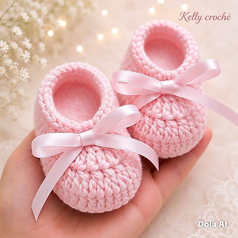 SAPATINHO DE CROCHE