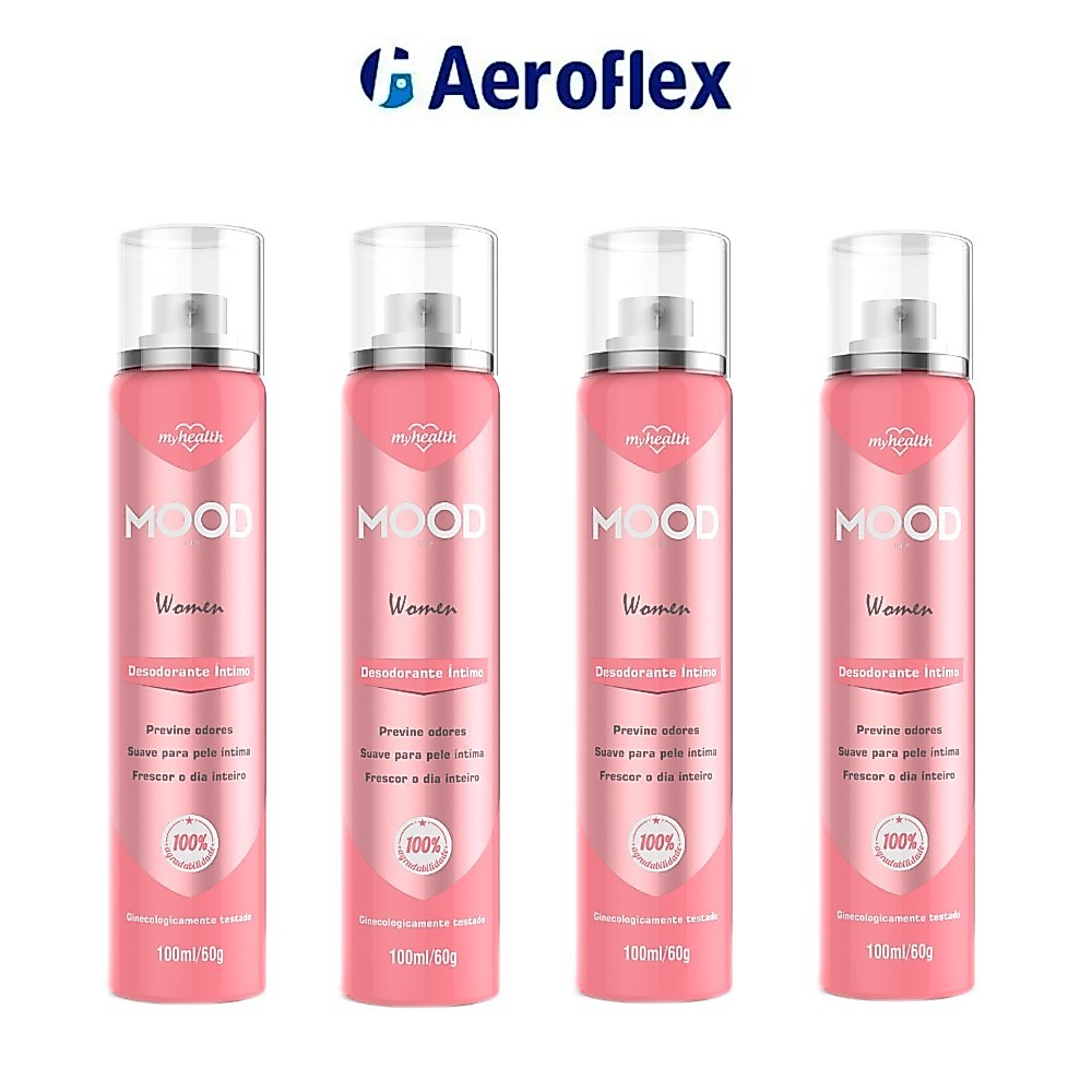 desodorante intimo Mood 100ml My Health mulher cuidado intimo perfume intimo Feminino Frescor Diário Proteção