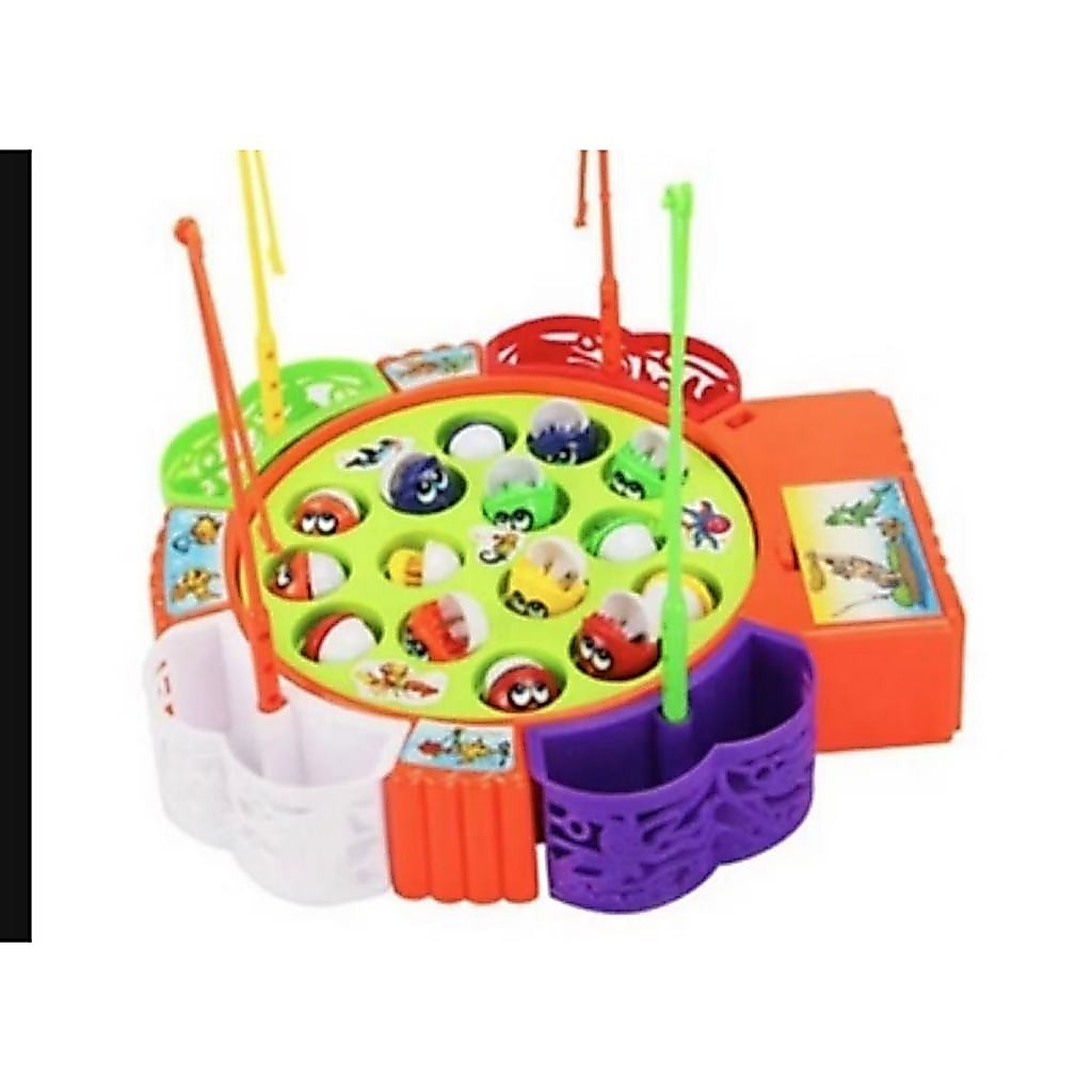 Brinquedo de pescaria elétrico educacional para crianças