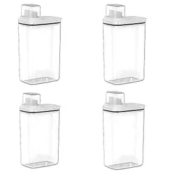 Kit 4 Dispenser 2,3L Para Sabão E Amaciante Ou Branco