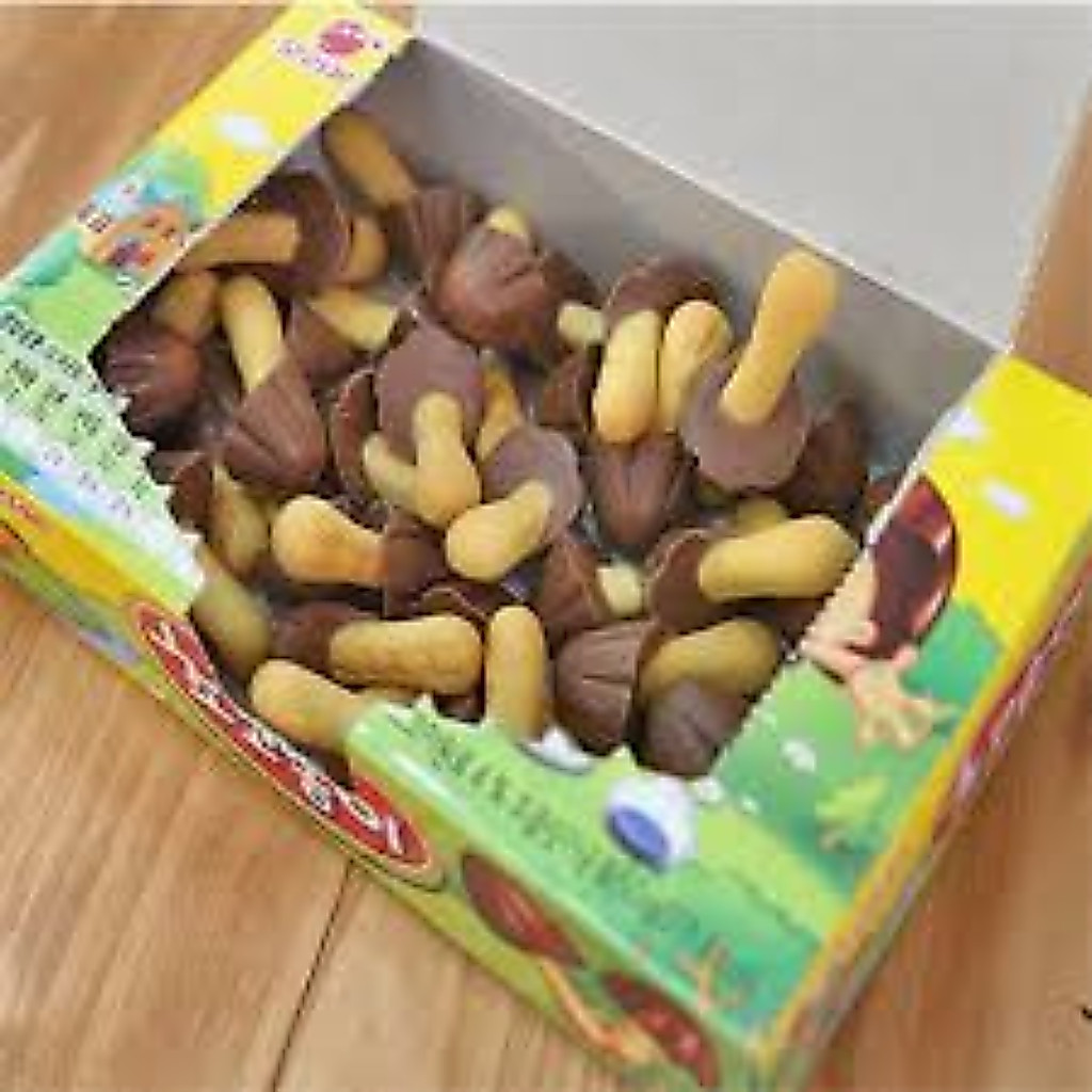 Biscoito Zangle Formato Cogumelo 50g Orion Coreia