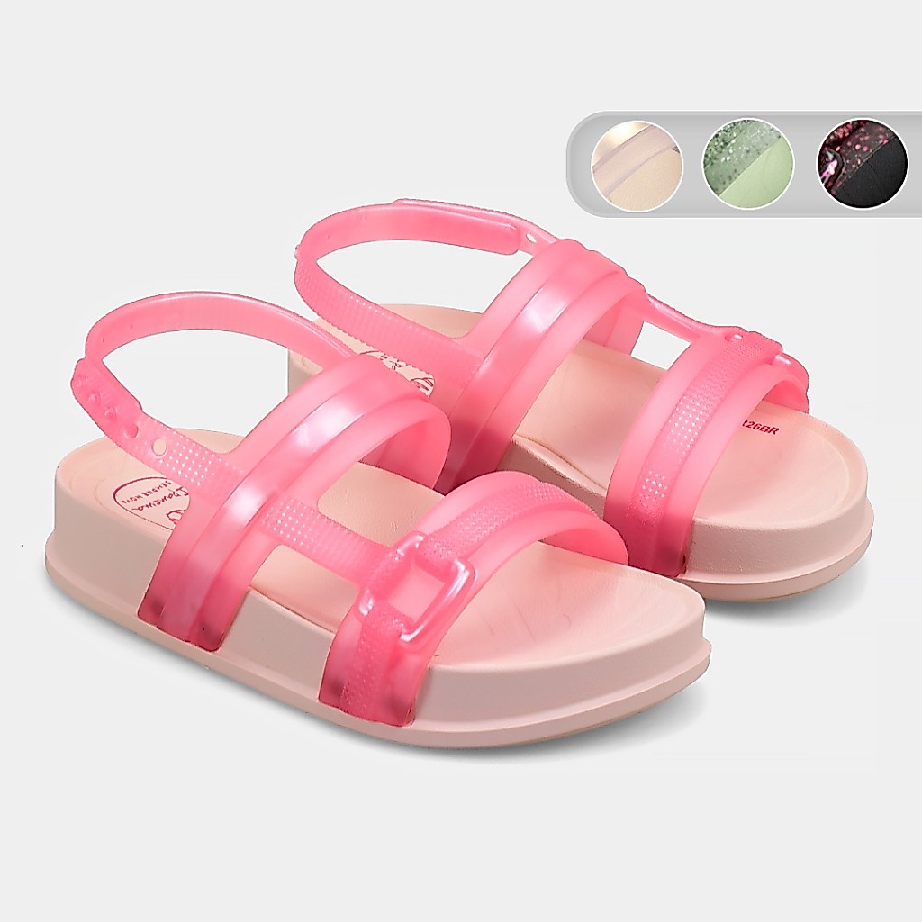 Sandália Menina Ipanema Shine Baby Sand 27600