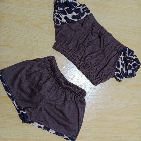 Conjunto Infantil Menina Conjunto Menina Infantil Conjunto Short Croped Ciganinha Roupa de criança Menina confortável