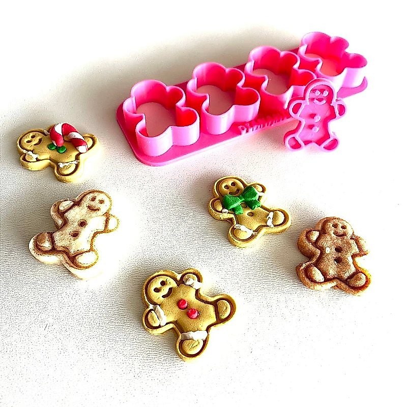 Régua Cortadora com Marcador Gingerbread - D240119 Confeitaria Pasta Biscoito