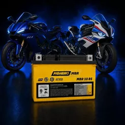 Bateria Pioneiro Moto Mbr 10-bs Cb600 Cbr1000 Yzf R1