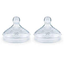 Kit 2 Bicos De Mamadeira Smart Flow 6m+ Fluxo Rápido - NUK