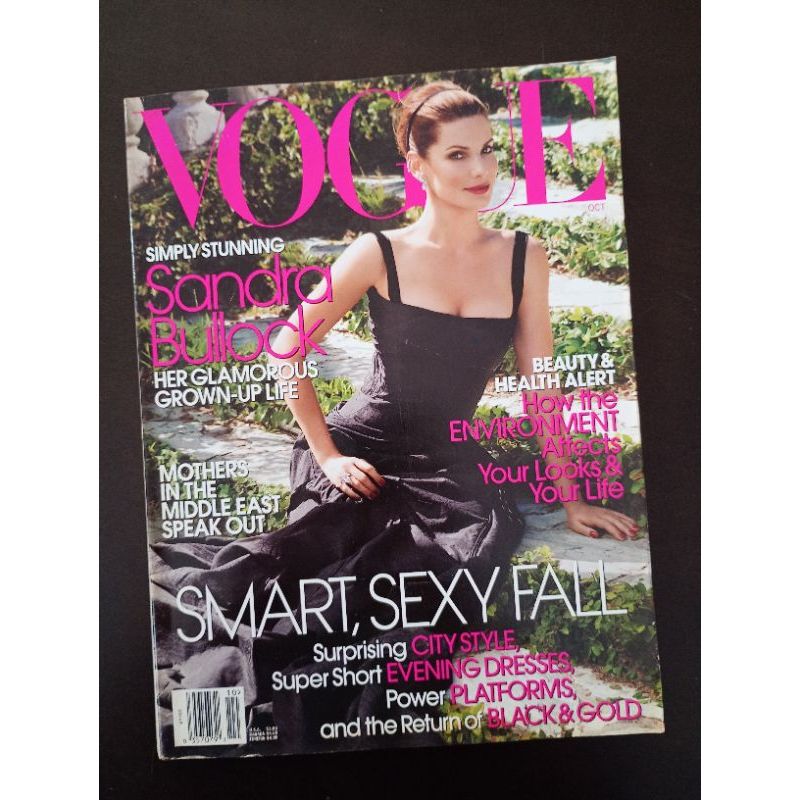 Revista Vogue Americana Sandra Bullock Gisele Bundchen