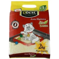 Areia Higiênica Dbest Bio Grossa 2Kg