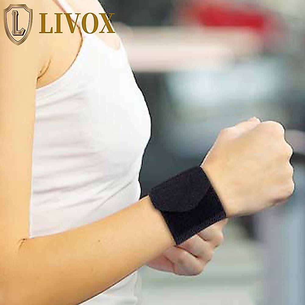 LIVOX Protetor De Pulso Fitness Ciclismo Faixa De Suor Túnel Do Carpo Compressão Myosheath Academia Palma