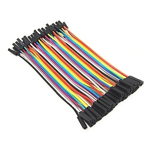 Cabo Jumper 10cm Femea X Femea 40 Unid Pic/arduino [ Código 251 ]