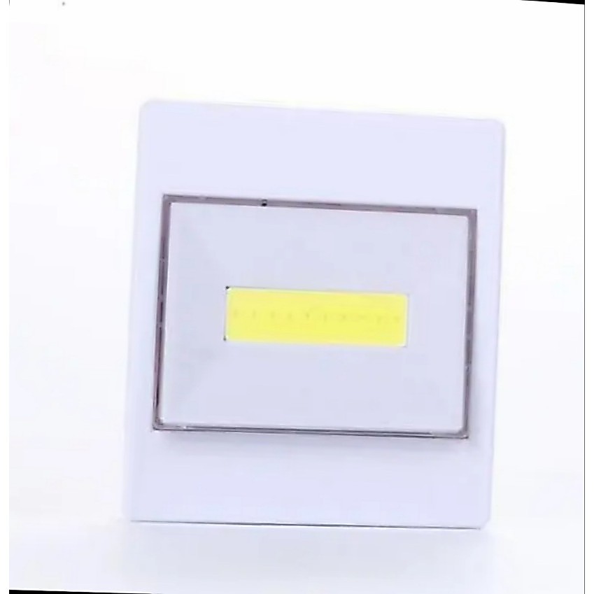 HYQ0015 Luminária De Led Quadrada Emergencia Sem Fio Imã Pilha Parede Sobrep