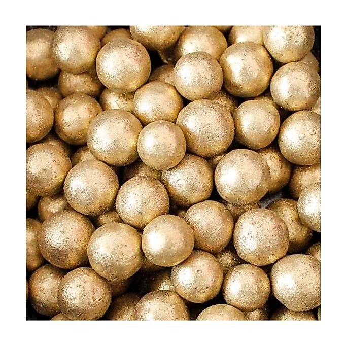 Pérolas comestíveis de açúcar douradas 50gr