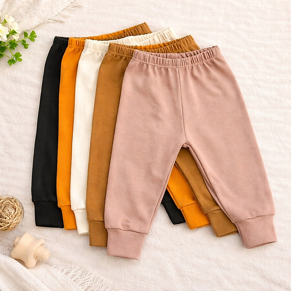 Calça de Bebê Infantil Mijão Vira Pé de Inverno em Sudedine 100% Algodão Dia a  Dia Unissex Variadas Cores.