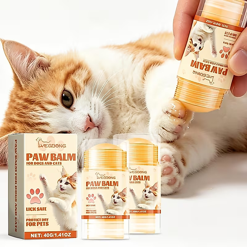 1/2/3 Hidratante de Focinho/Patinhas 100% Natural Vegano 40g Linha Profissional