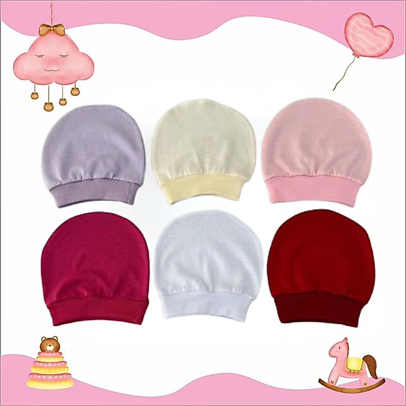Kit Toucas para Bebê Recém Nascido Temos 2 Opções kit 3 e 6 pecas Malha Hipoalergênico 100% Algodão.