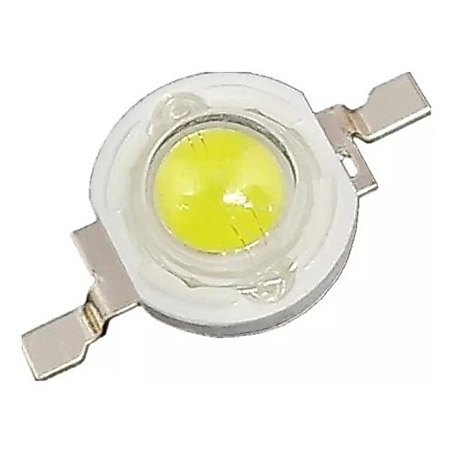 20 Pçs Power Led Chip 1w 3v Branco Frio 6500k S/dissipador
