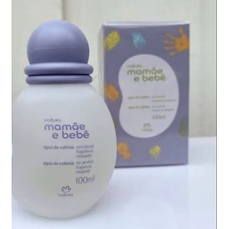 colônia mamãe bebê natura 100 ml