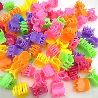 Kit 120 Mini Piranha Presilha Grampo de Cabelo Infantil Fofo Feminino Colorido lindos