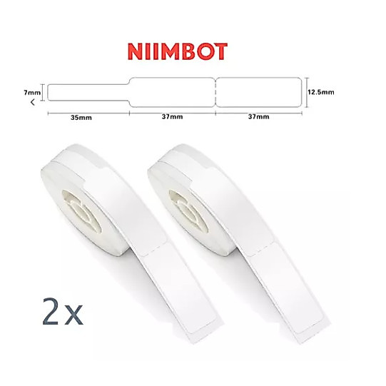 2 Rolo Etiqueta Niimbot Para Cabo Joias Oculos D110 D101 D11