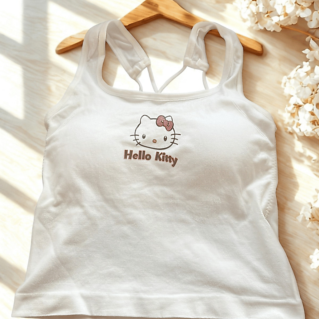 Top Hello Kitty – Poliamida Premium – Para Meninas de 40 a 60 kg