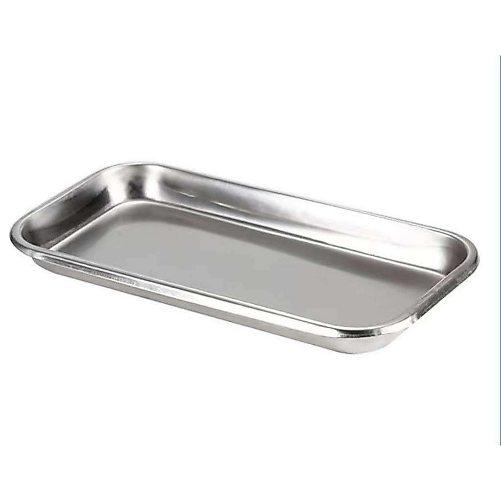 Bandeja Inox Médico Veterinário Dentista Estufa Autoclave Esterilizável 22.5x12x2cm