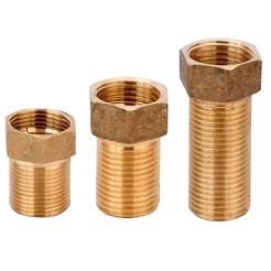 Prolongador Longo Macho Fêmea 3/4 latão Curto/médio/longo