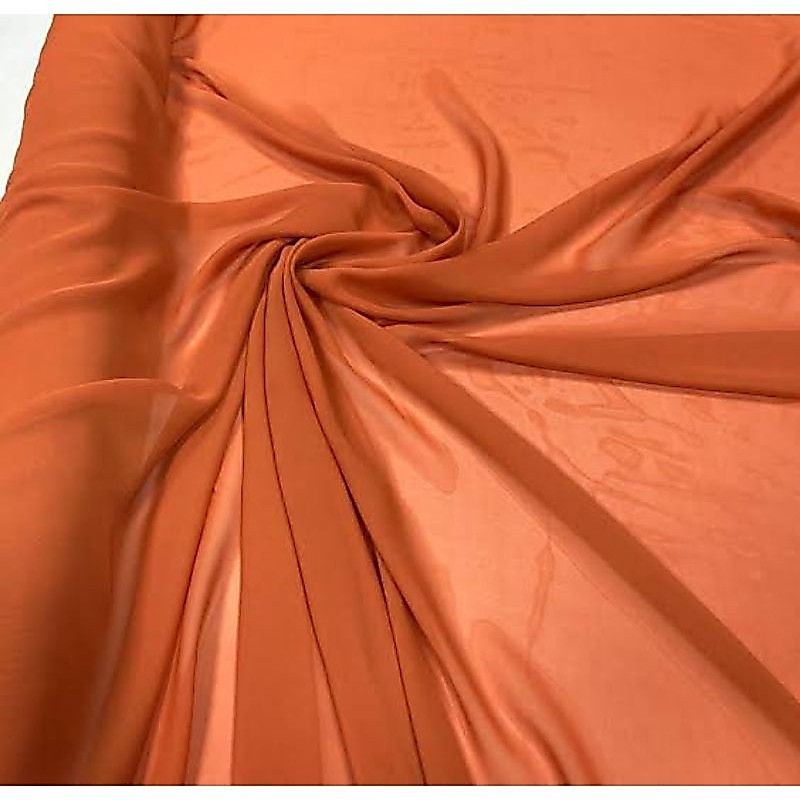3 Metros Tecido Musseline Toque de Seda - Musseline Chiffon Lisa — imagem 2 de 2