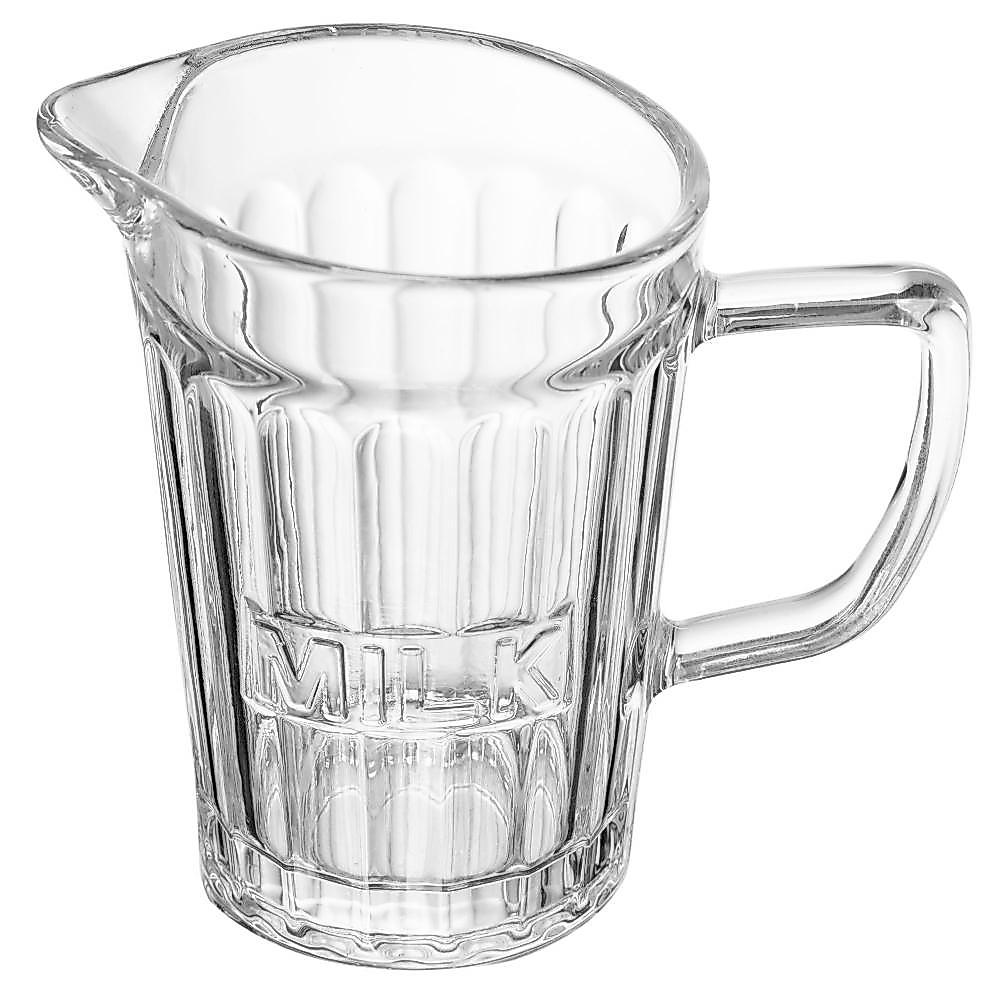 Leiteira de Vidro 290ml Harmony Wolff para Café Leite Chá Molhos Mesa Posta Servir Bebidas Quentes Elegante Prática Casa