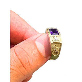 Anel de Formatura Libras Banhado a Ouro 18K Inclusão & Saber