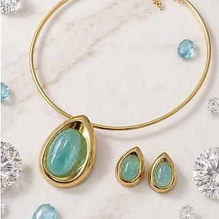 Kit Chocker Aro + Brincos Gota Cores Tendência Estilo e Elegância